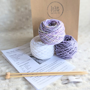 Dishcloth Knitting Kit