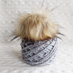 Load image into Gallery viewer, Toque Knitting Kit - Wool Blend
